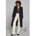 Пальто с металлическими пуговицами